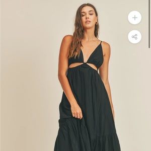 MABLE MELISSA MAXI RUFFLE DRESS